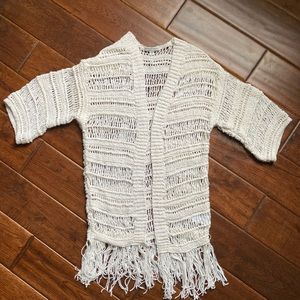 American Eagle Crocheted Kimono